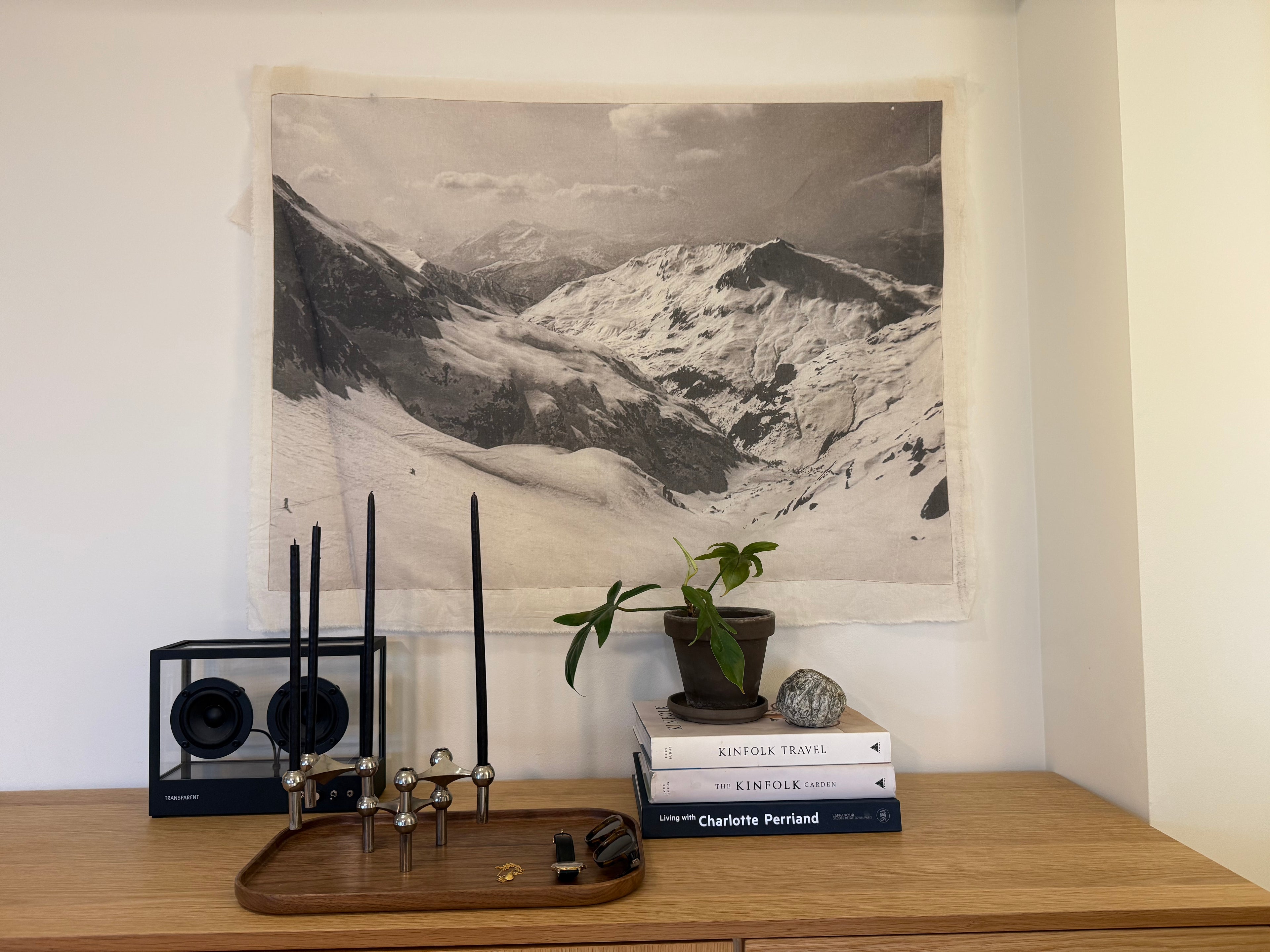 Mountains Winter 1960s // Art Print